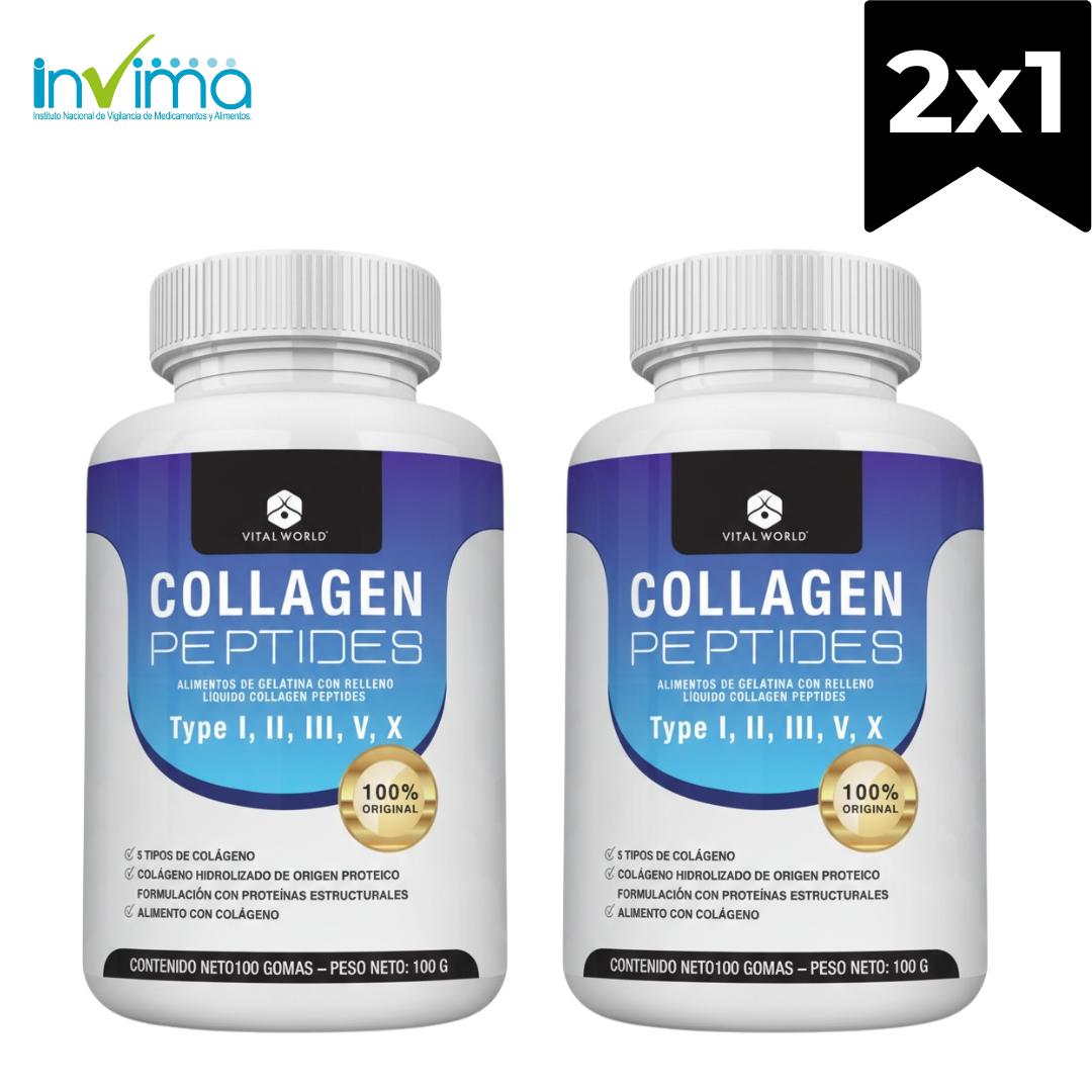 X2 Vital World Collagen Peptides Combo