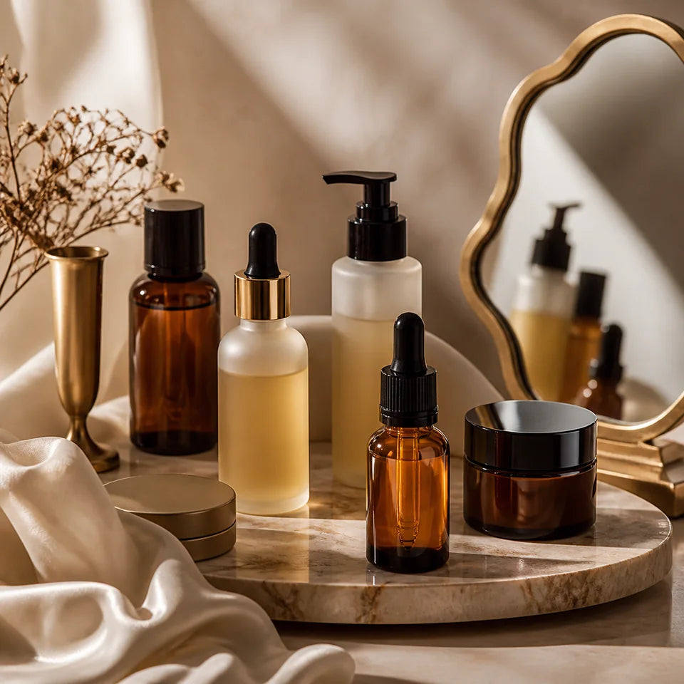 Composición editorial de cuidado personal